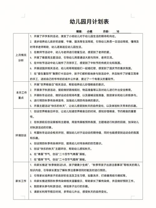 1.幼儿园教育工作计划与总结